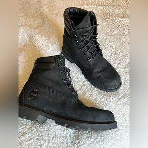 Timberland Black Linden Boots, Sz 6.5